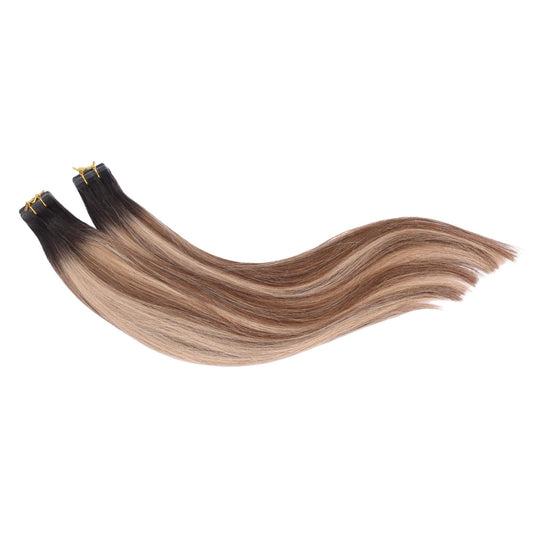 INVISIBLE TAPE EXTENSION ΦΥΣΙΚΗ ΤΡΙΧΑ REMY BALAYAGE NO 1BT4/14 - WS